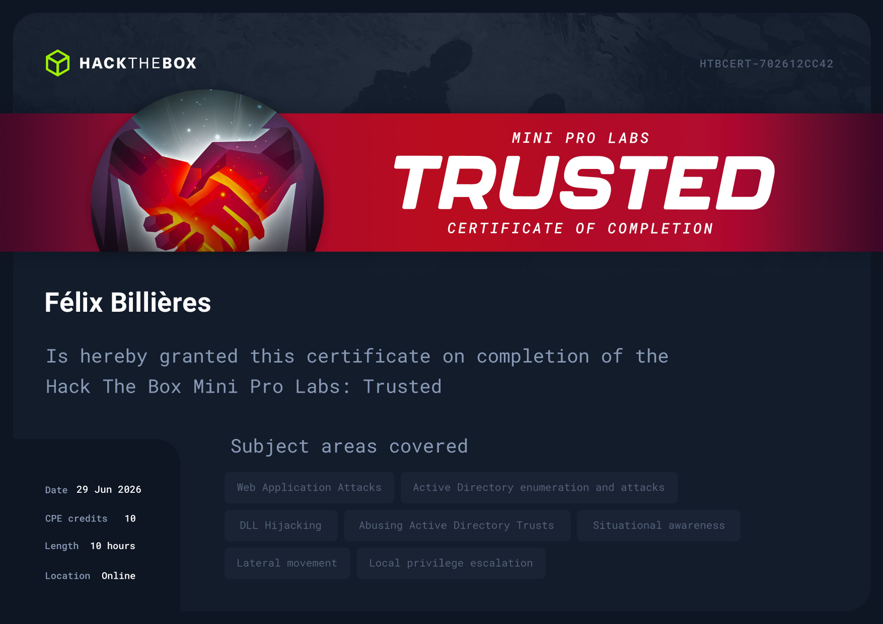 Trusted Certificate